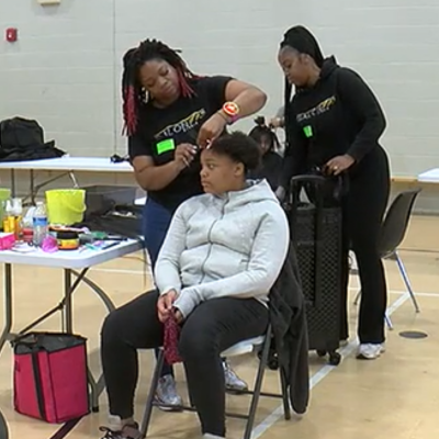 Cleveland Gym Teacher Brings in Hairstylists for a Day